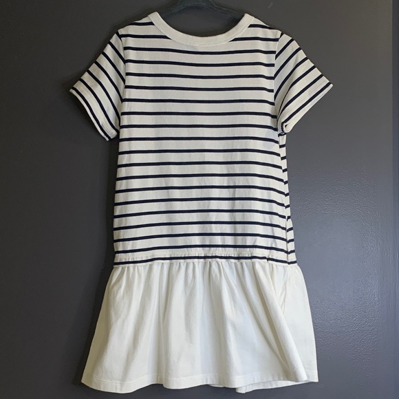 Uniqlo Striped Navy and White Dress size 7-8 - Picture 3 of 3